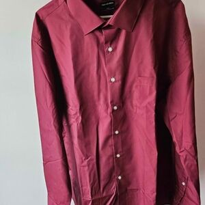 Van Heusen Maroon Dress Shirt